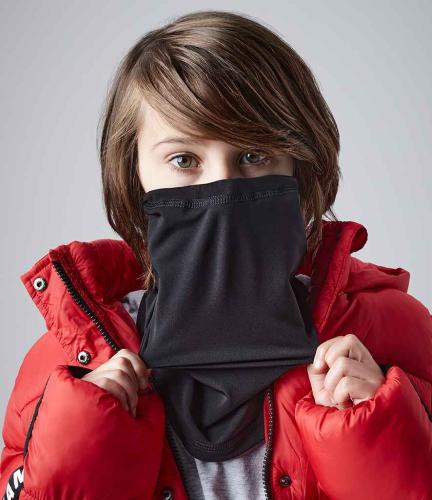 Beechfield Kids Sports Tech Soft Shell Neck Warmer - BLK - ONE